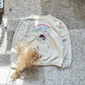 Vintage 90s The Disney Store Mickey Mouse Sweatshirt Made in Russia Mens Size L